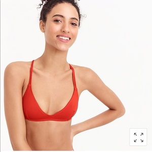 NWT J.Crew Monterey Strappy Bikini Top